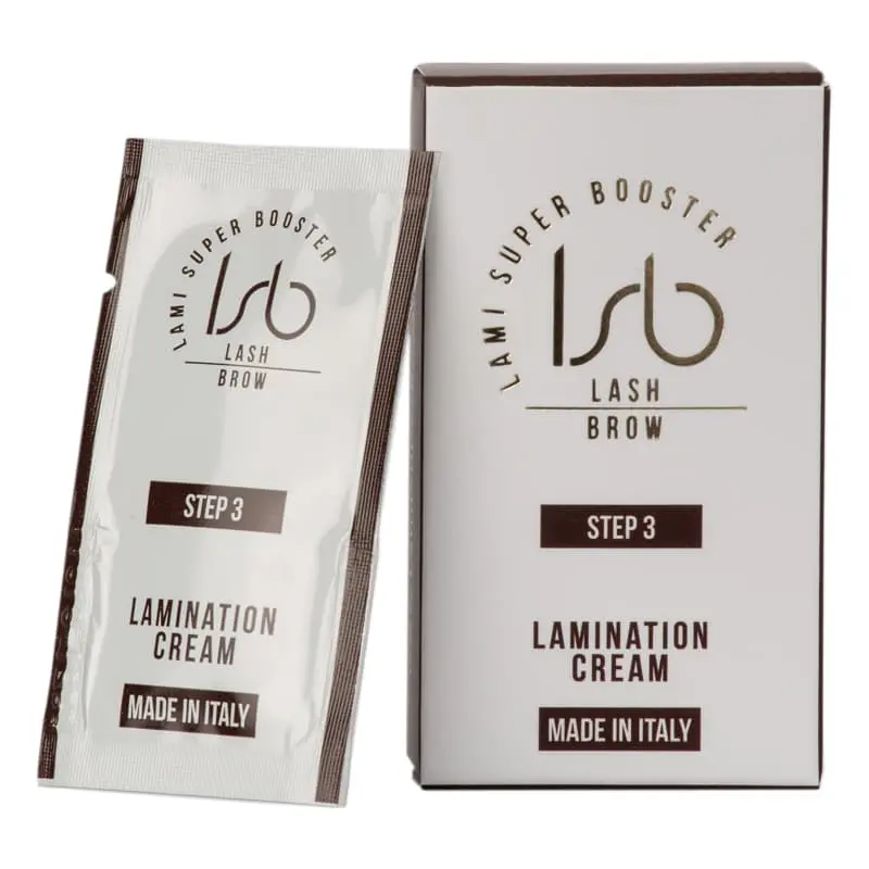 Lamination cream is used at the end of the lash lift/brow lamination treatments in order to nourish and strengthen eyelashes or eyebrows.
