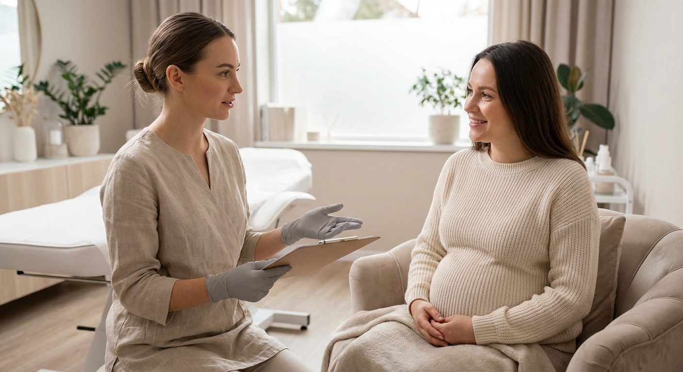 Lash lift durante la gravidanza