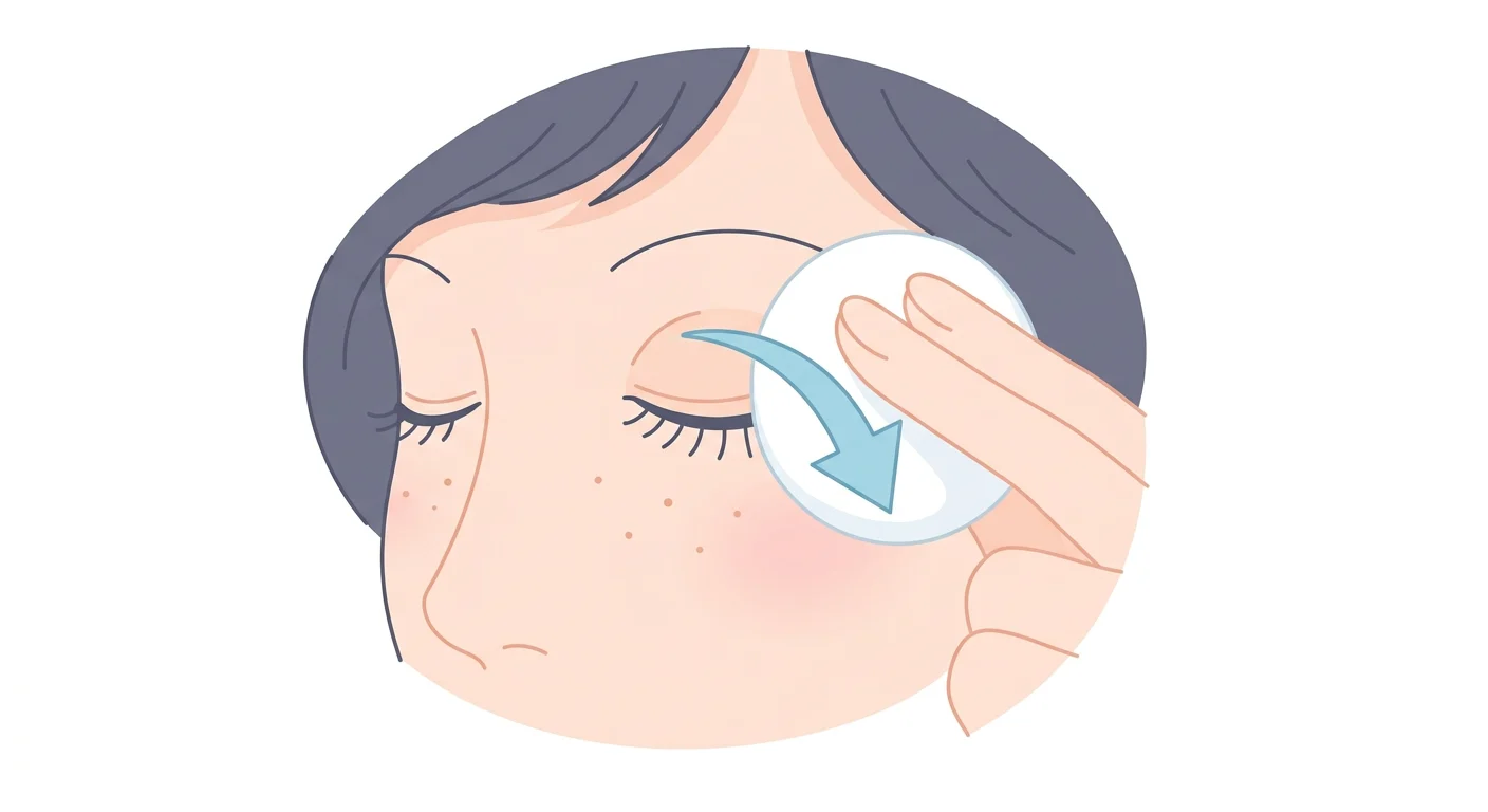 Rimozione delicata del mascara