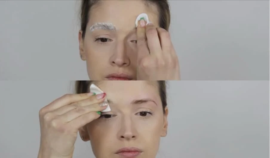 Rimuovi la lozione fissante con uno struccante privo di oli