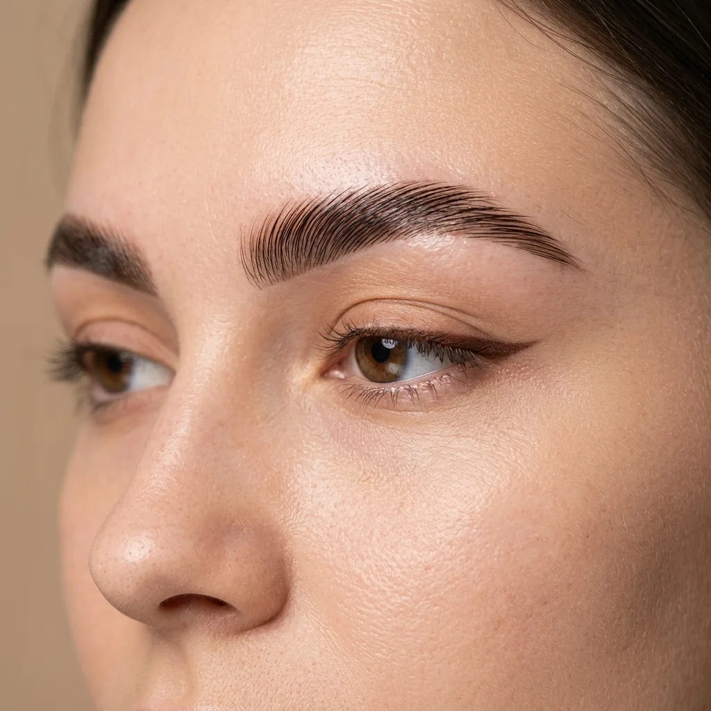 Värvitud lamineeritud kulmud