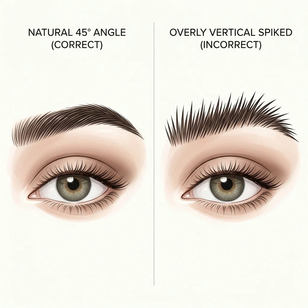 Direzione corretta delle sopracciglia