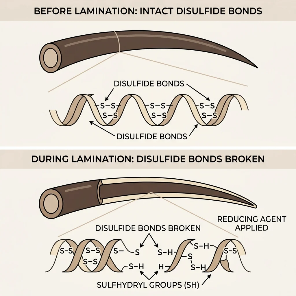 Kulmukarva disulfiidsidemete muutus