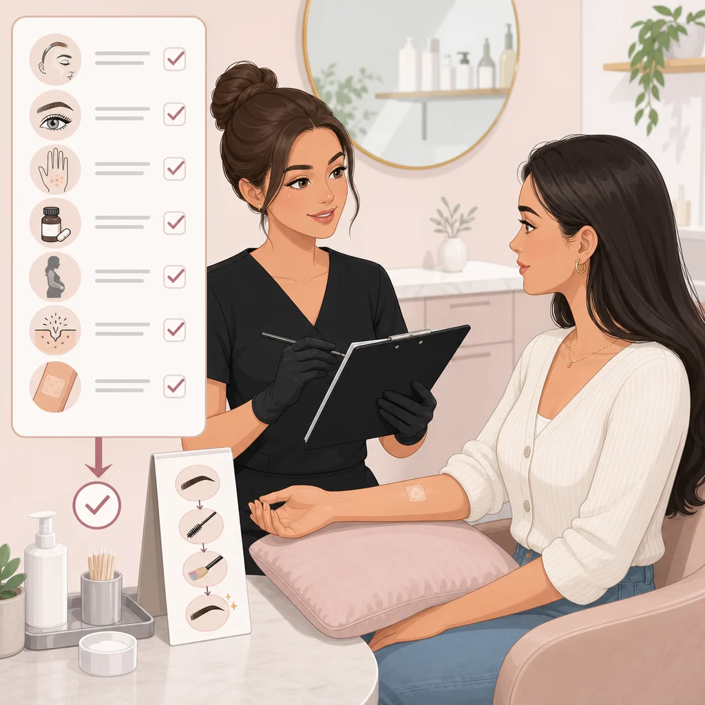Brow safety consultation